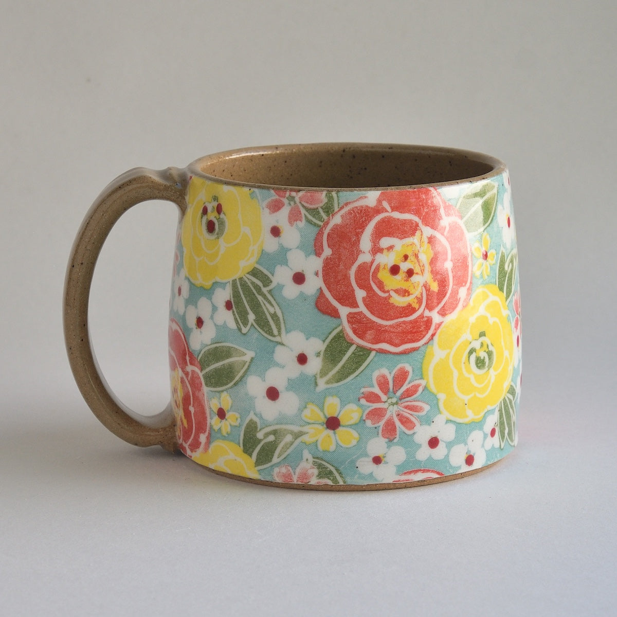 Rustic Medium Mug - Begonia