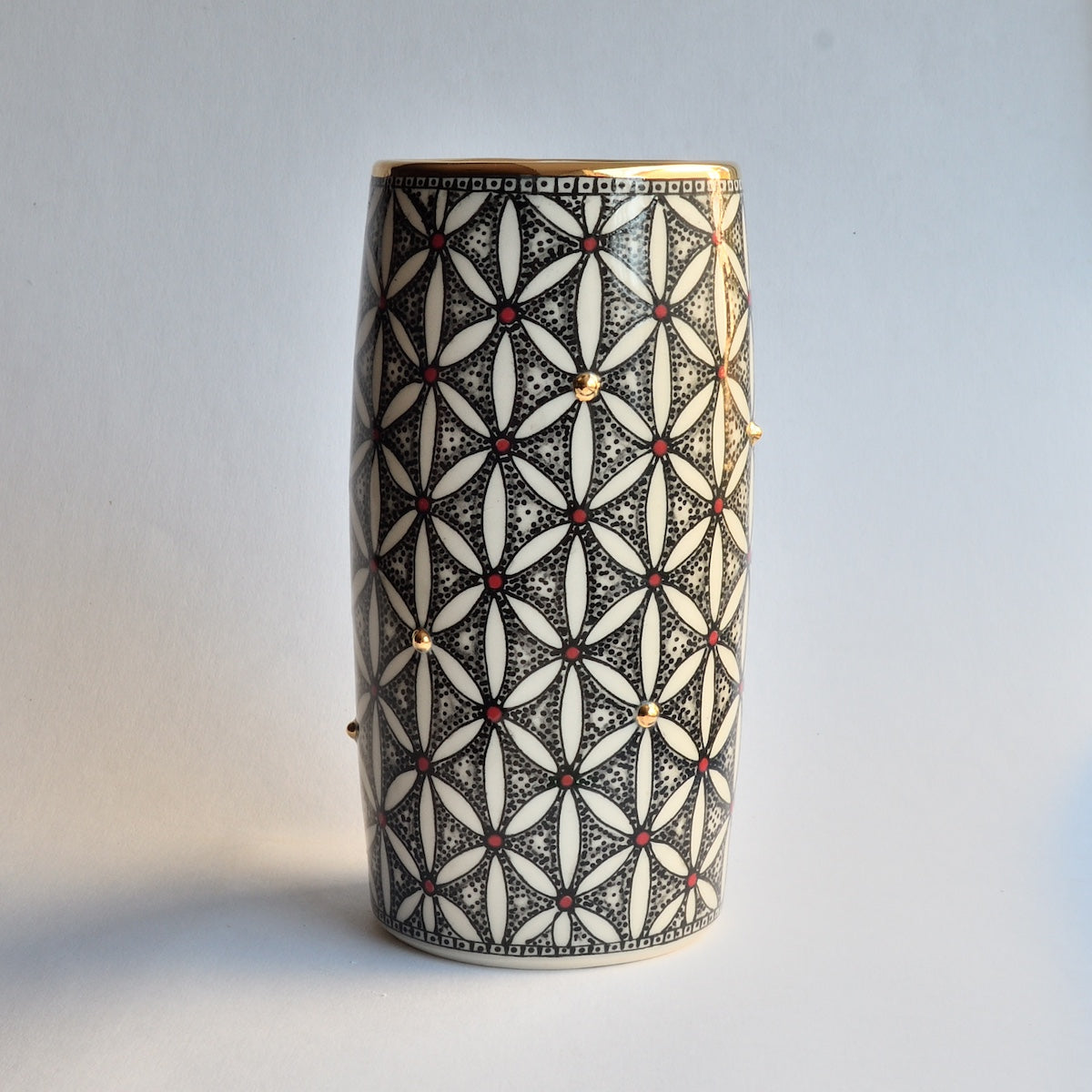 Flower of Life with Speckles Vase