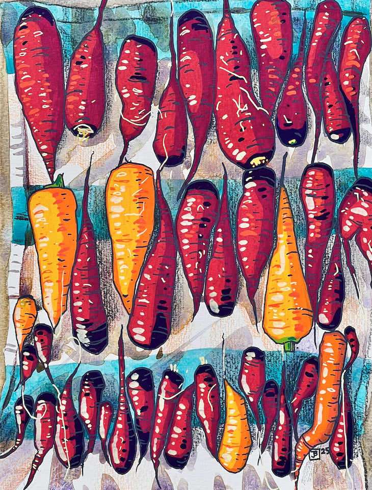 the last of the rainbow carrots