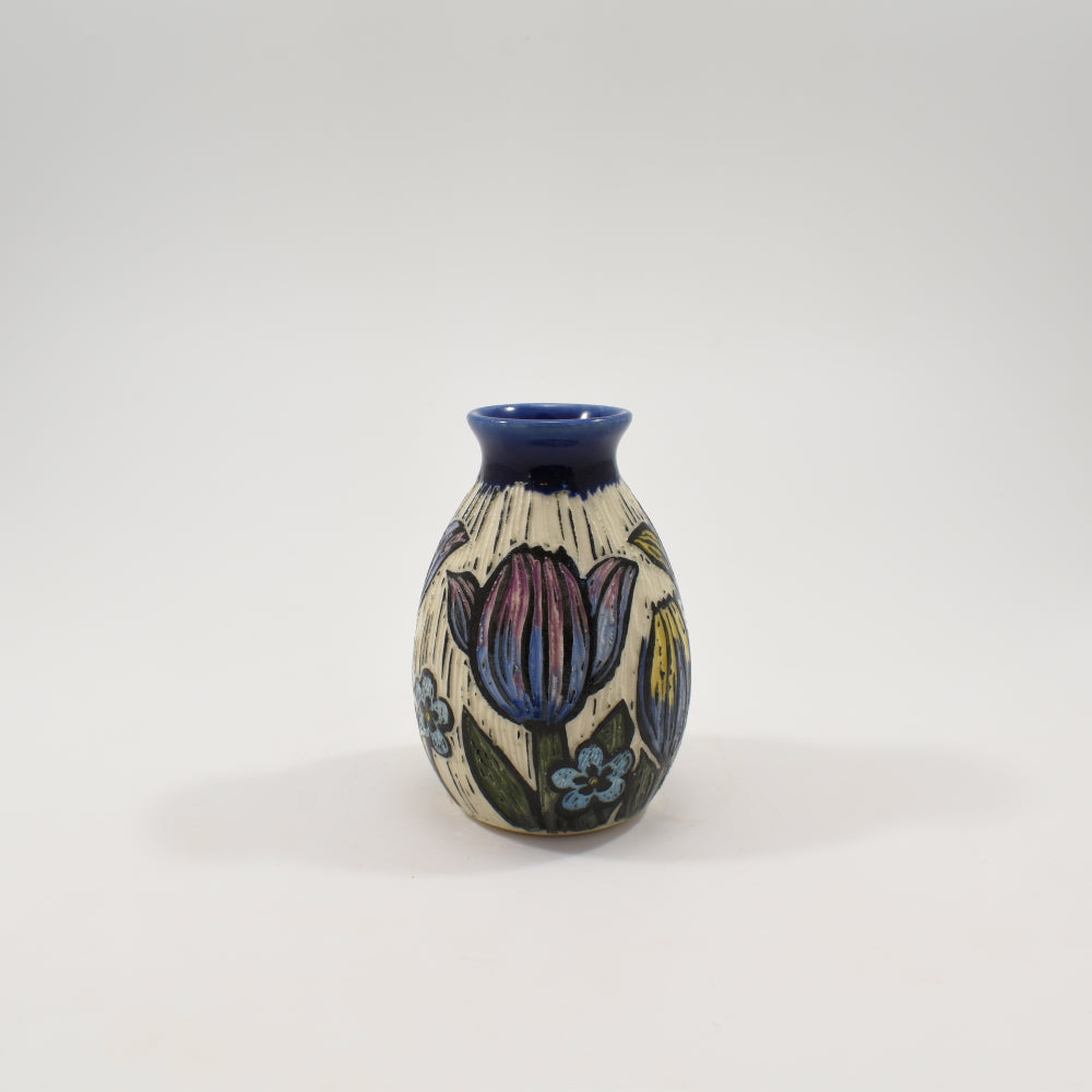 Bud Vase - Tulip, Cobalt