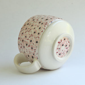 Round Mug - Pink Daisies