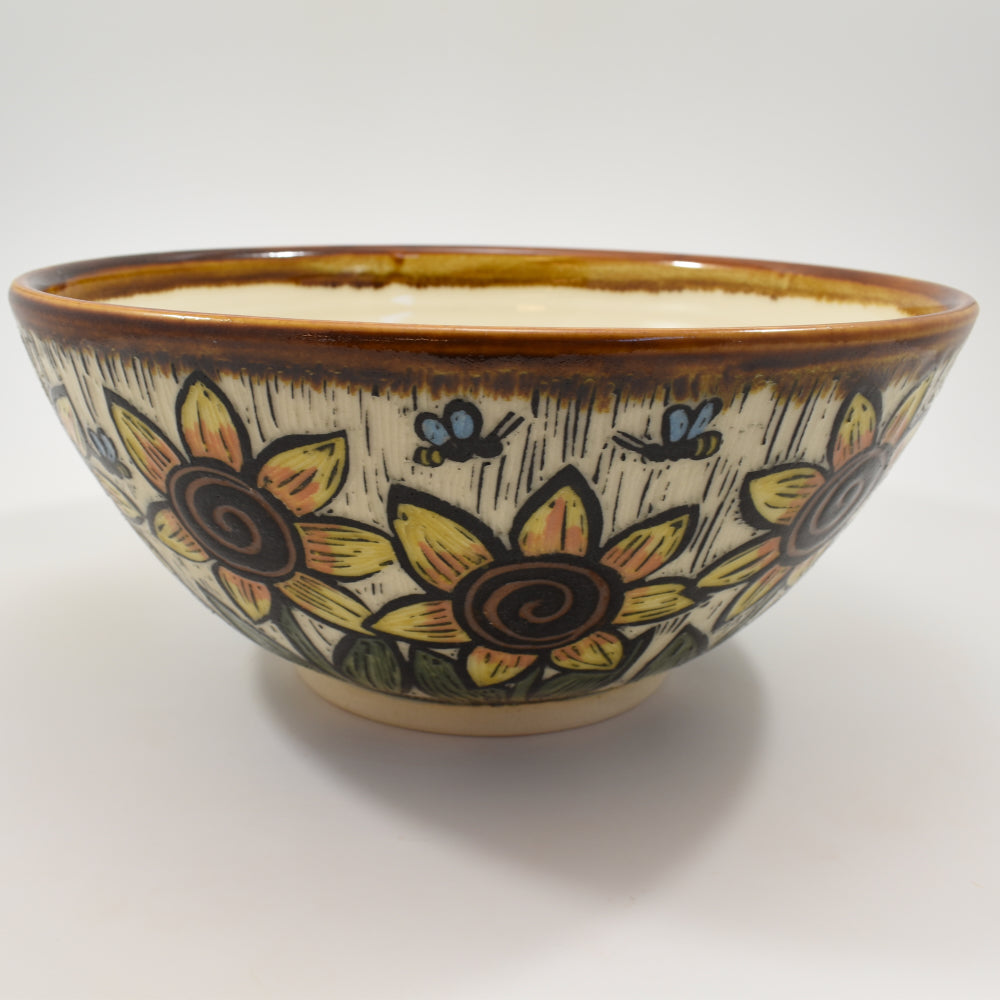 Lg Bowl - Sunflower, Amber