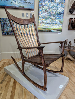 Rocking Chair - Figured Walnut & Quilted Maple