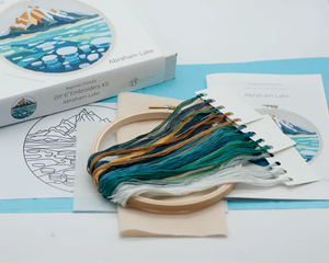 Abraham Lake DIY Embroidery Kit