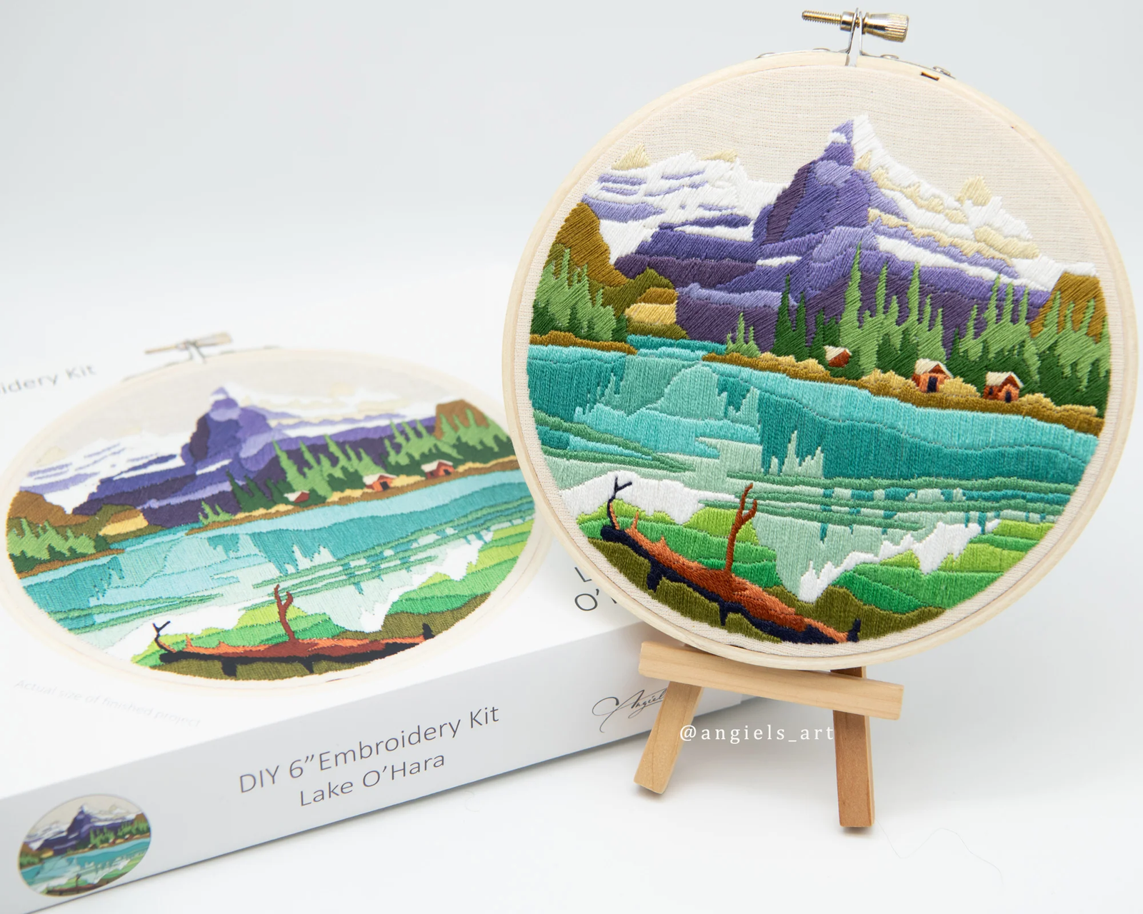 Lake O'Hara DIY Embroidery Kit