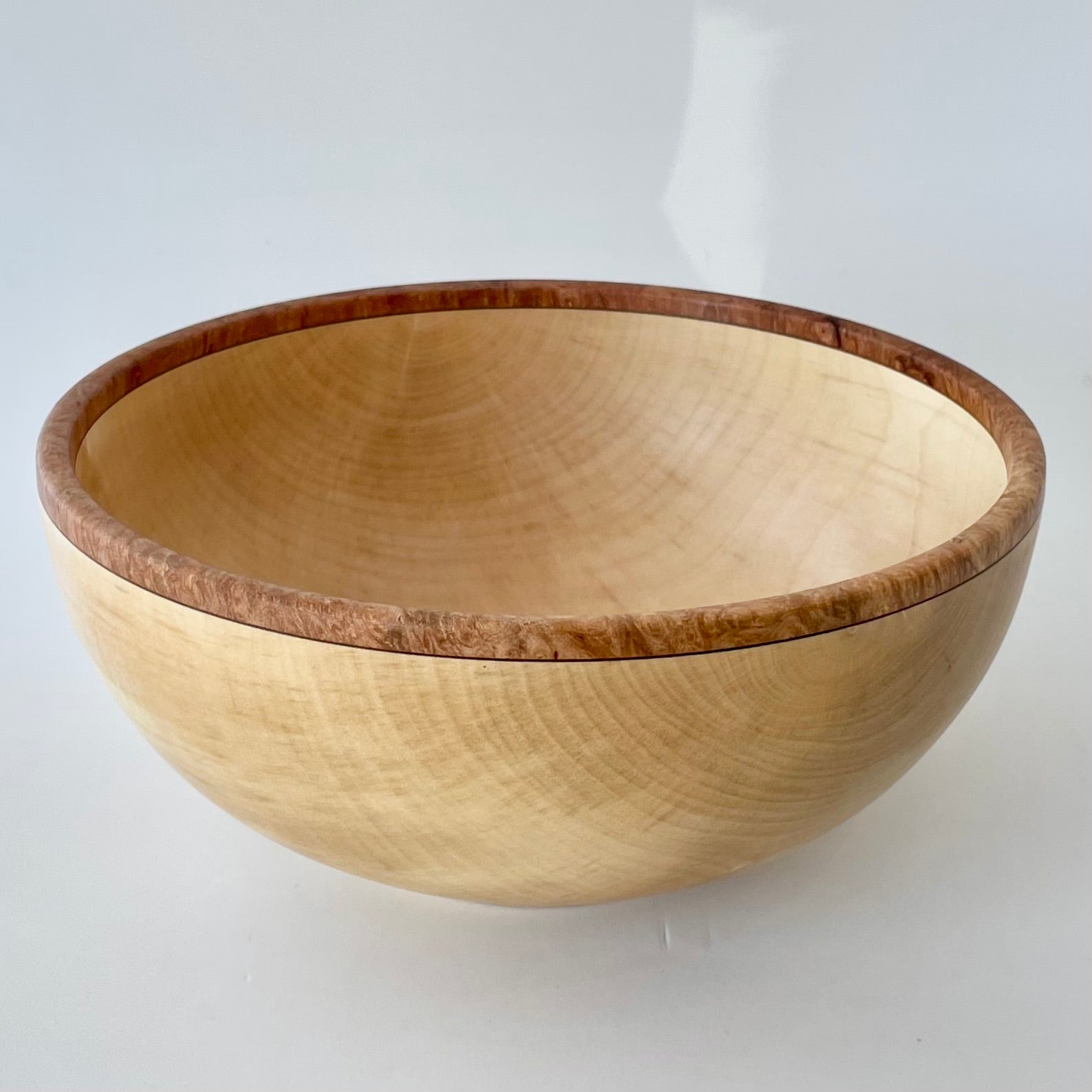 Maple & Maple Burl Salad Bowl1