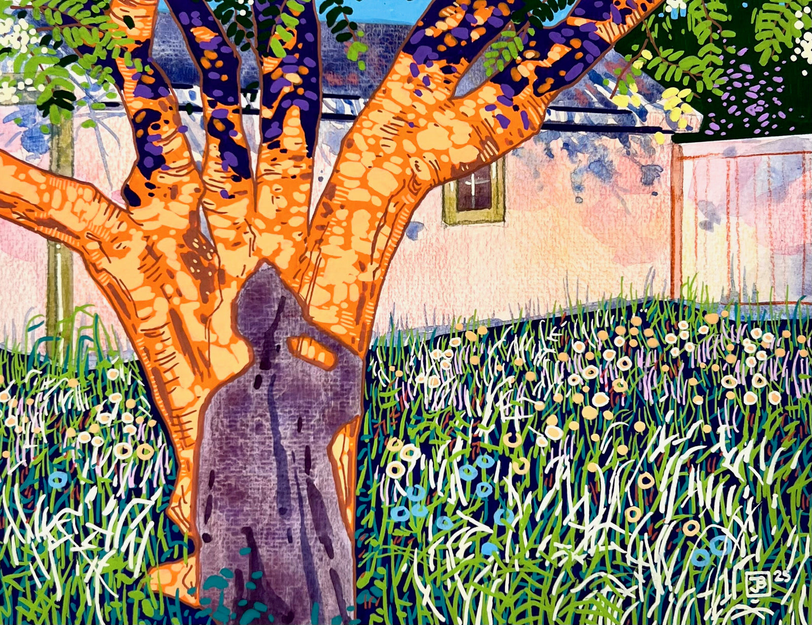 Later spring evening self portrait