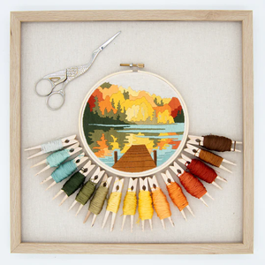 Autumn Reflections DIY Embroidery Kit