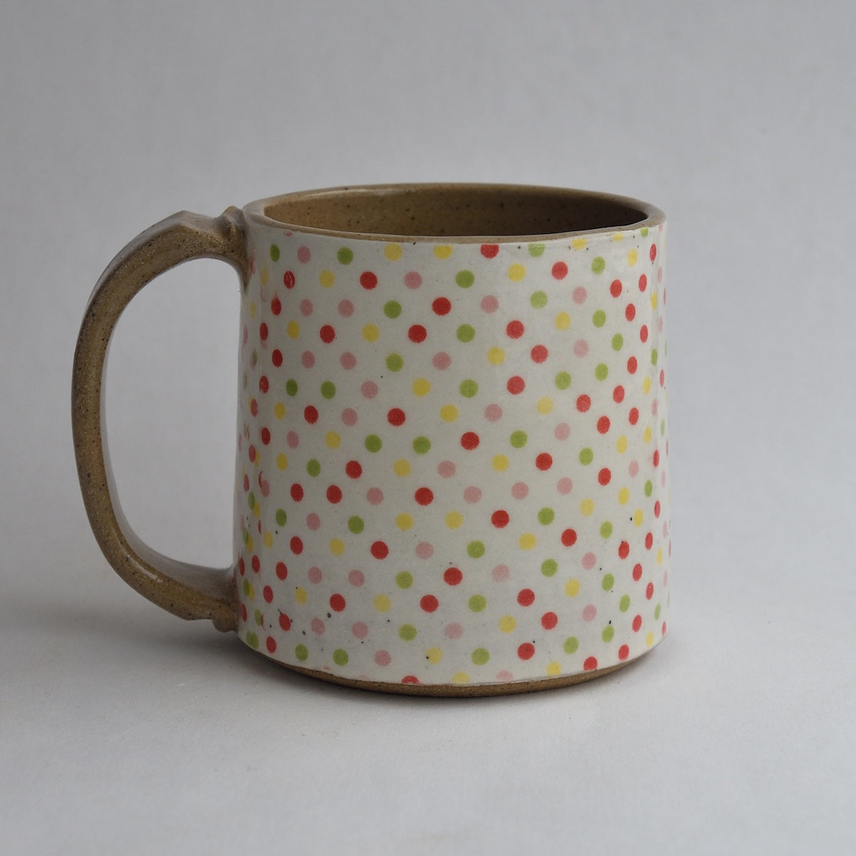 Rustic Medium Mug - Polka Dots