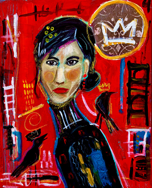 Crows court royalty