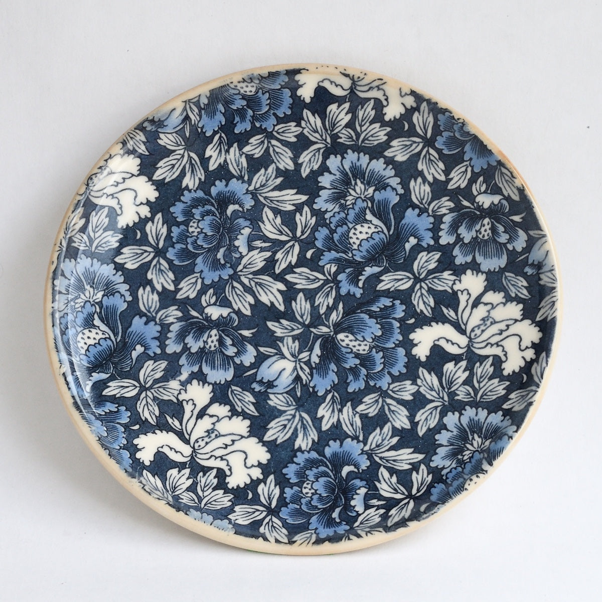 Blue Peony Plate - Sm