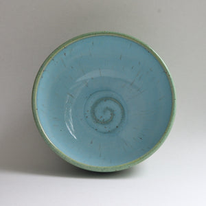 Bi-colour Dessert Bowl - Aqua/Mint