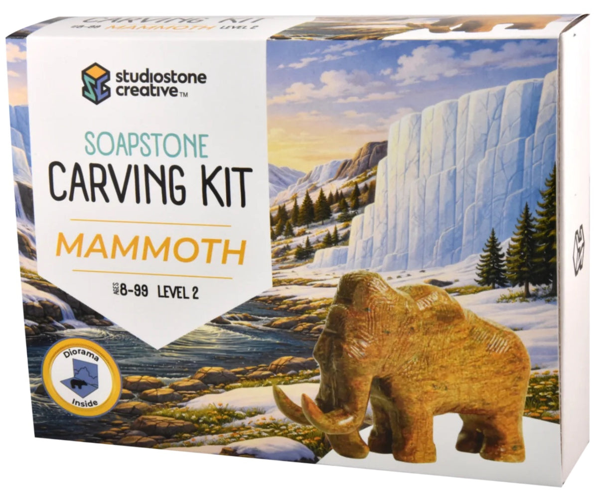 Mammoth Soapstone Carving Kit