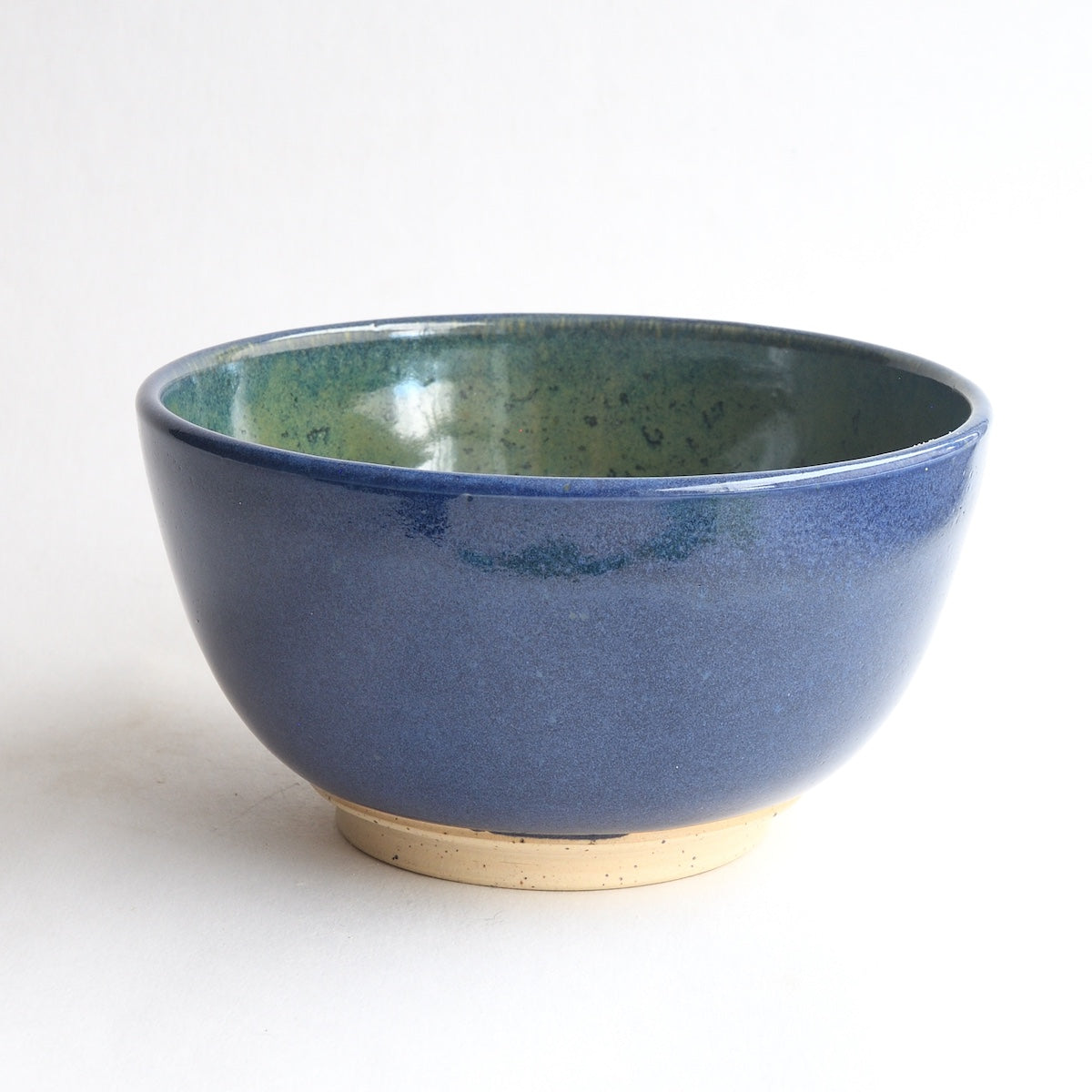 Bi-colour Dessert Bowl - Lapis/Malachite