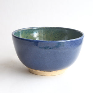 Bi-colour Dessert Bowl - Lapis/Malachite