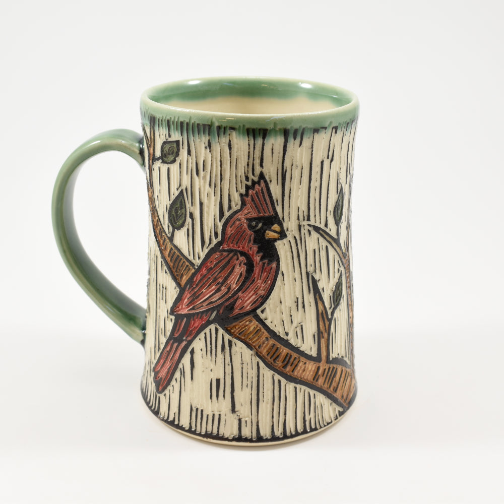 Mug - Cardinal, green