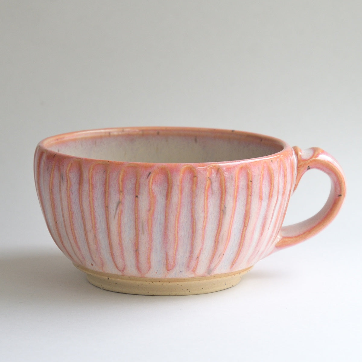 Cafe au Lait Mug - Peach Blossoms