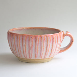 Cafe au Lait Mug - Peach Blossoms