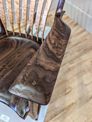 Rocking Chair - Figured Walnut & Quilted Maple