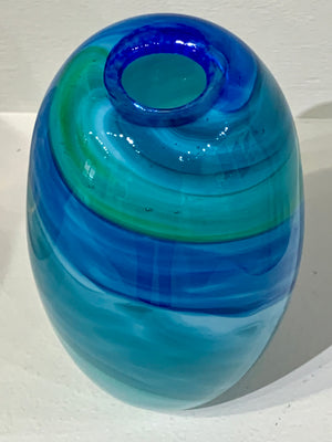 Vase - Blue Swirl