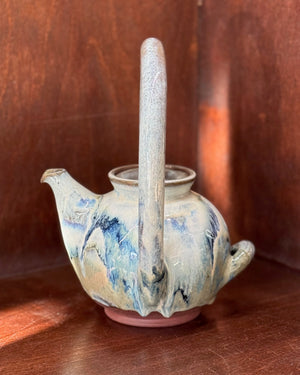 Basket Handled Teapot - Mountain Mist