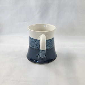 XL Column Mug - Blue & White