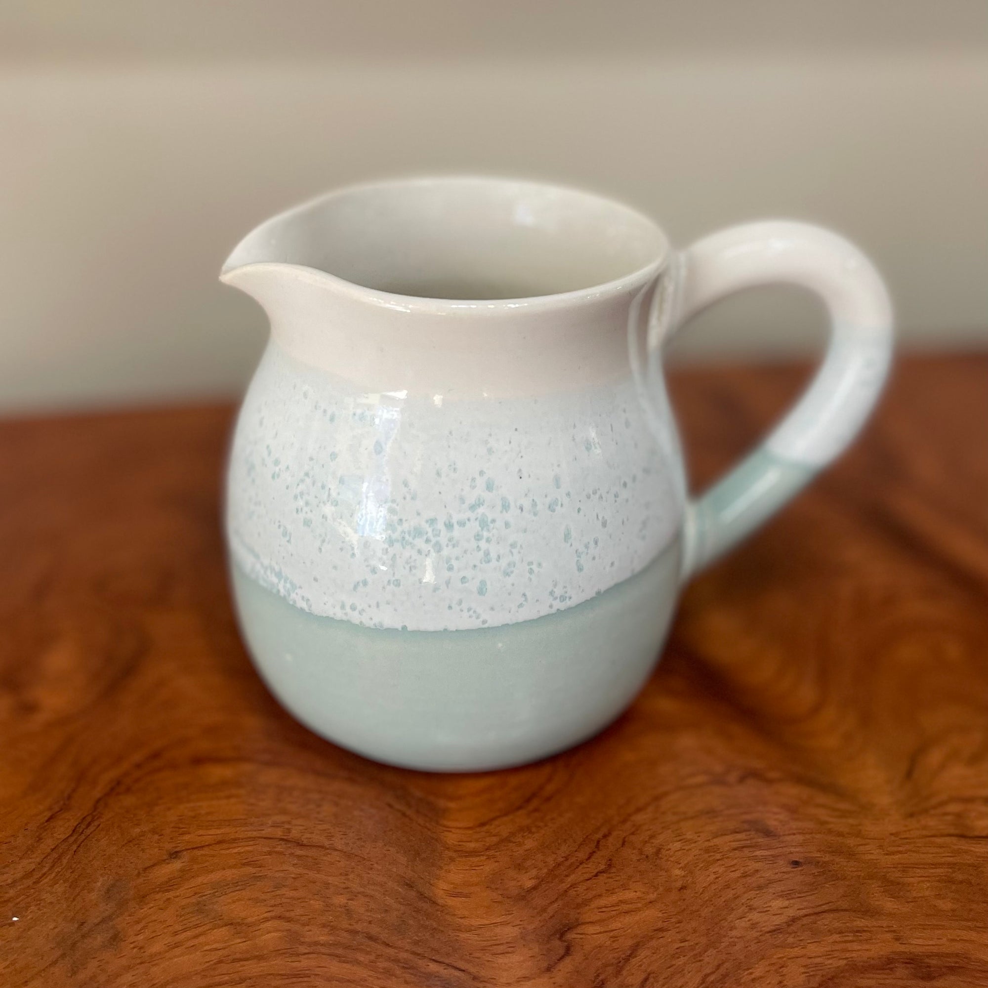 Small Jug - Sea glass & White