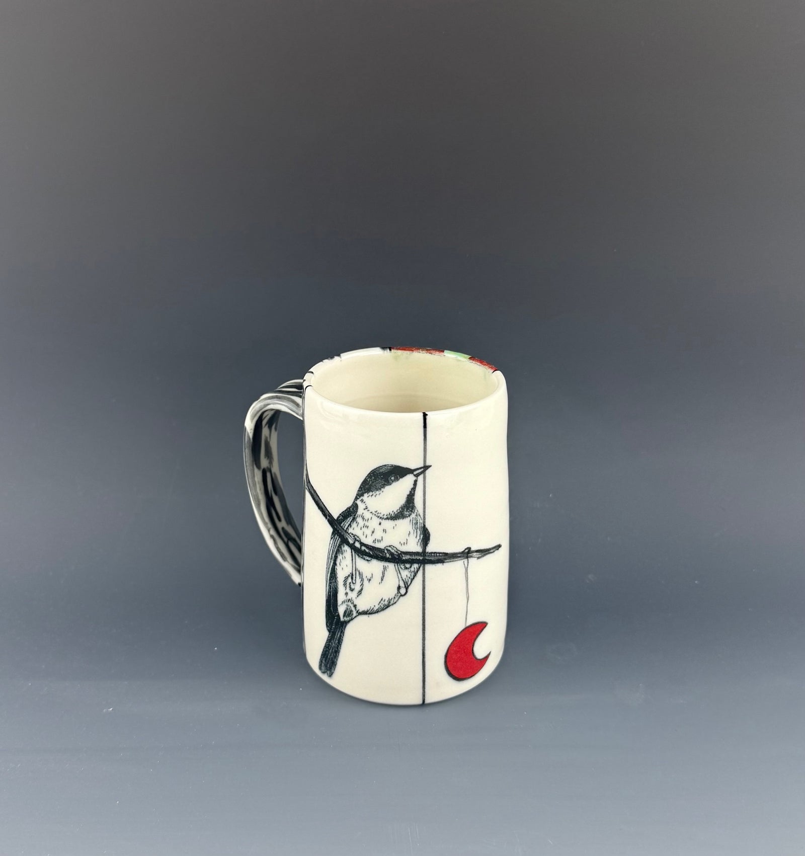 Chickadee Mug with moon