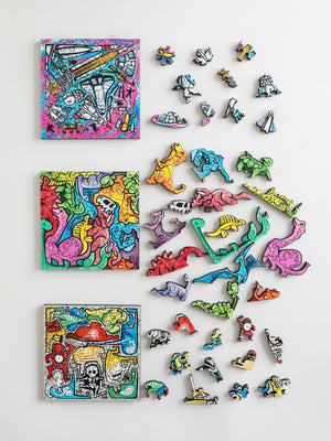 Science Spark Flight of 3 Mini Puzzles