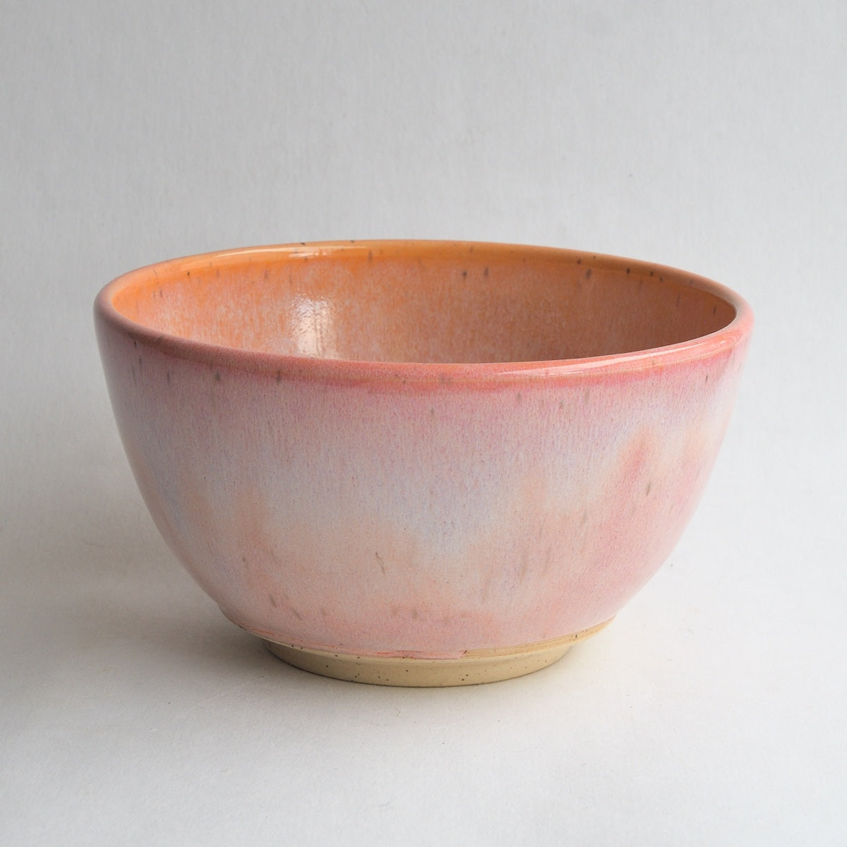 Bi-colour Dessert Bowl - Peach Blossom