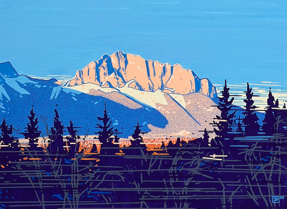 driving past yamnuska