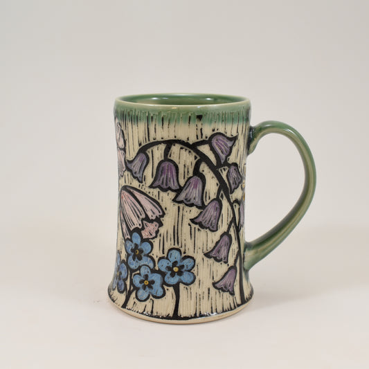 Mug - Spring Flowers, Green