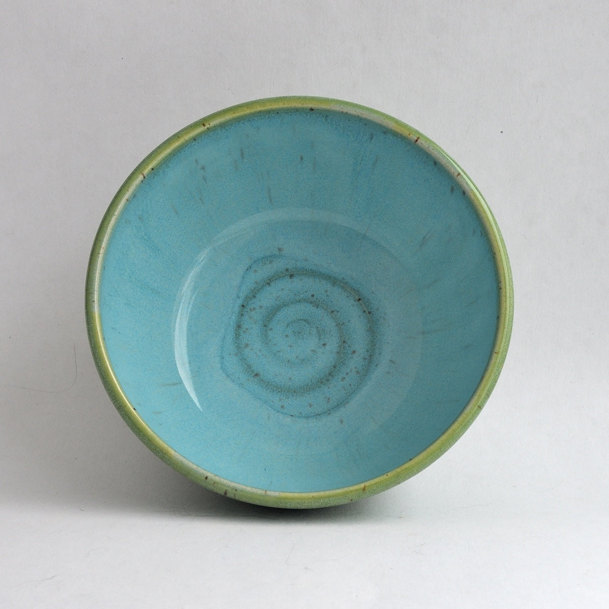 Bi-colour Dessert Bowl - Aqua-mint