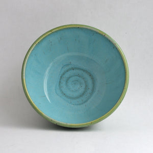 Bi-colour Dessert Bowl - Aqua-mint
