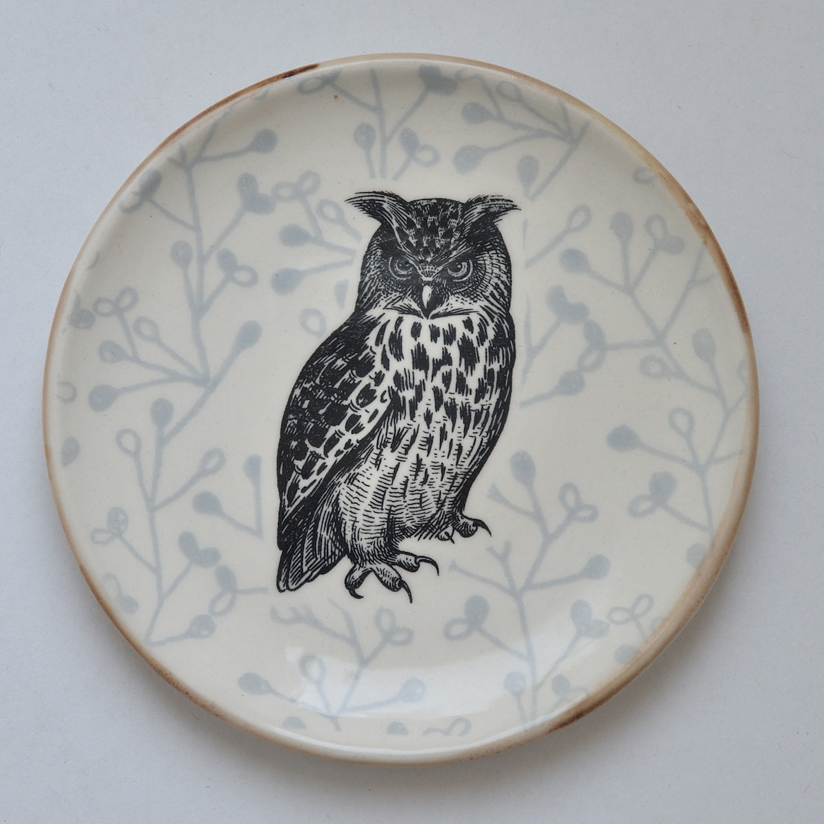 Great Horned Owl Nibble Plate