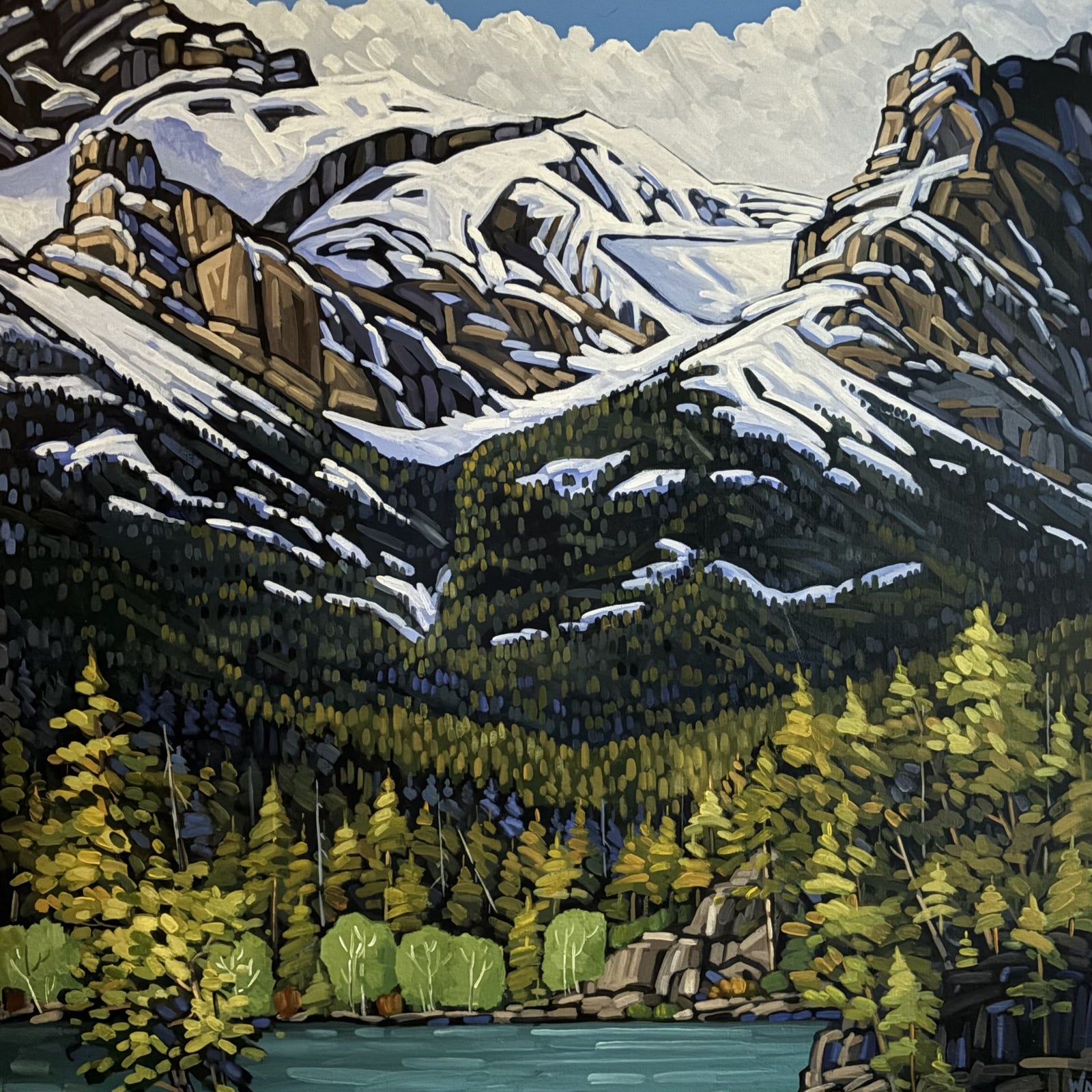 Gap Lake Highway 1A View