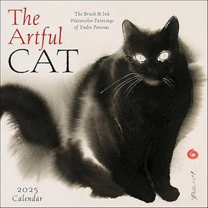 Artful Cat Wall Calendar 2025