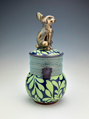 Green Bunny Pot