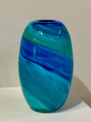 Vase - Blue Swirl