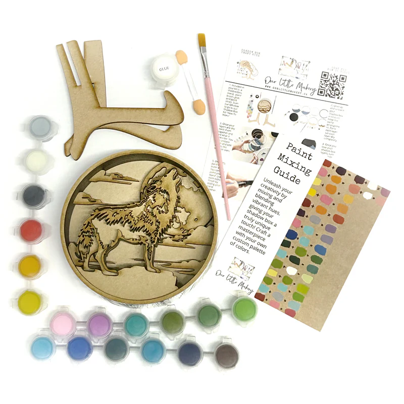 Wolf Shadow Box Kit