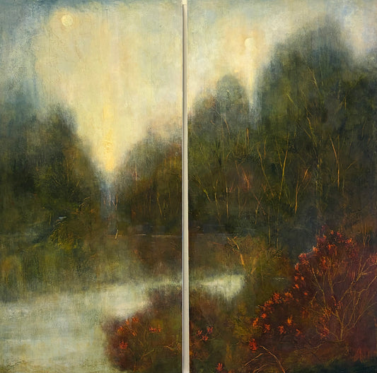 The Rising Moon Diptych