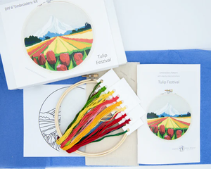 Tulip Festival DIY Embroidery Kit