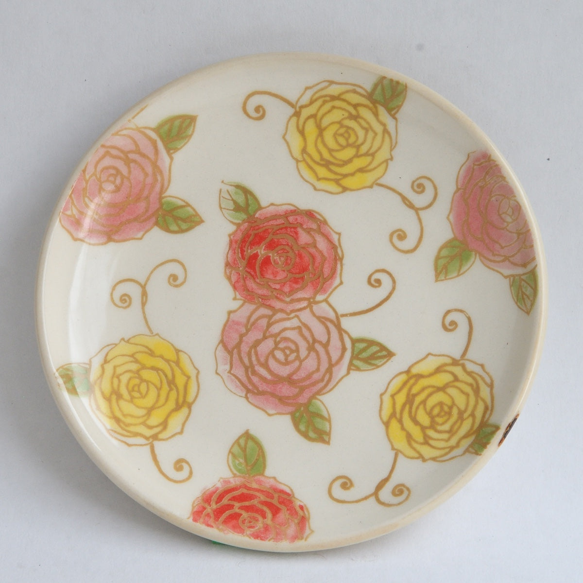 Summer Rose Plate - Sm