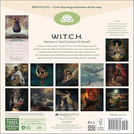 W.I.T.C.H . Wall Calendar 2025