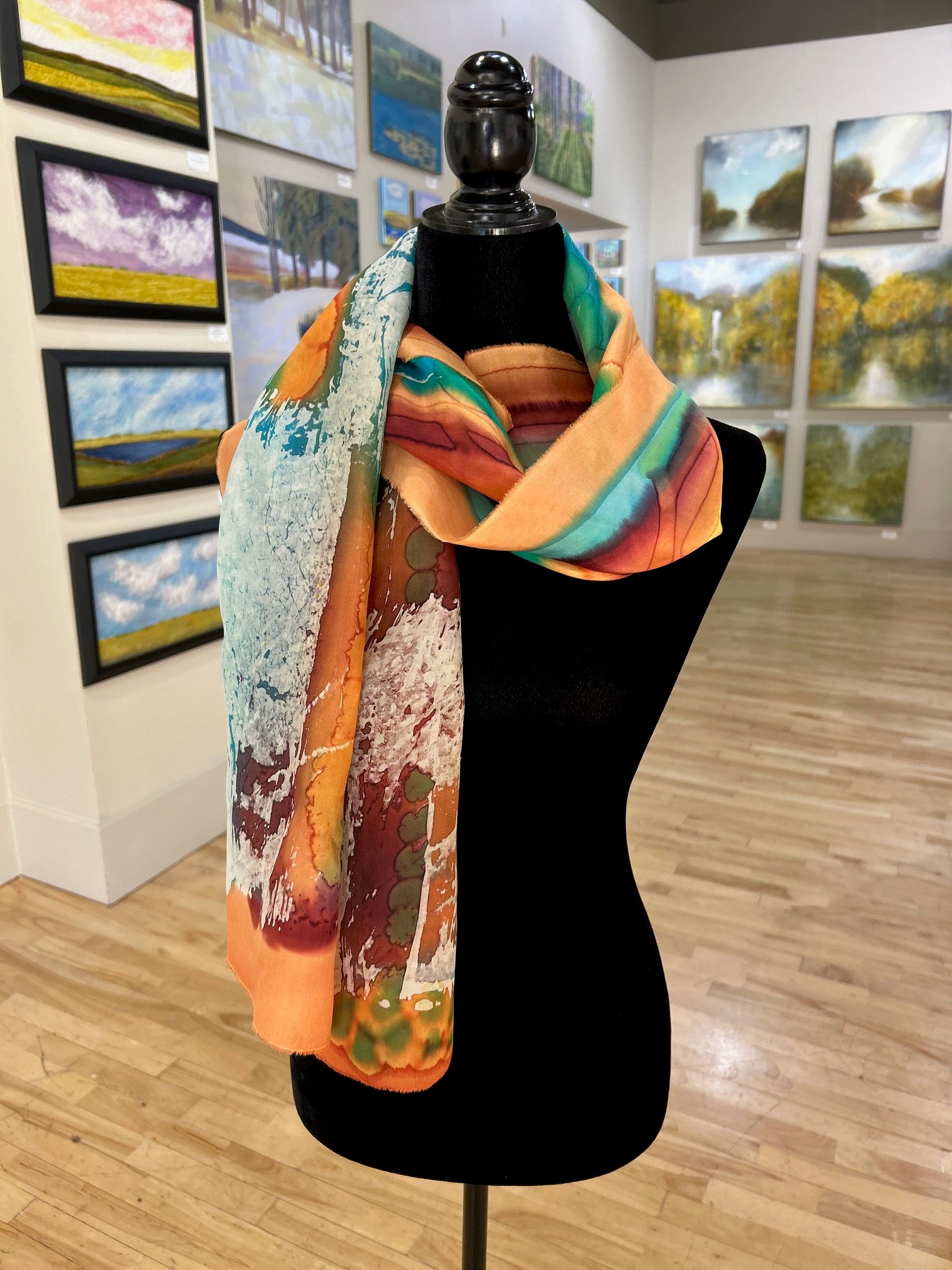 15" x 70" Batik Scarf