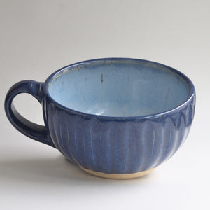 Cafe au Lait Mug - Royal Blue