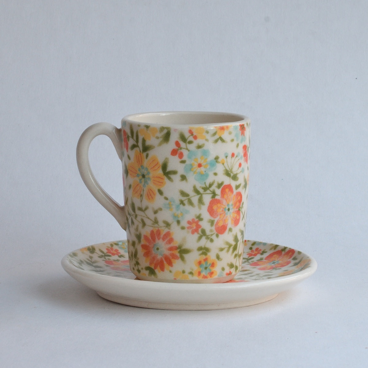 Espresso Cup & Saucer - Marigold