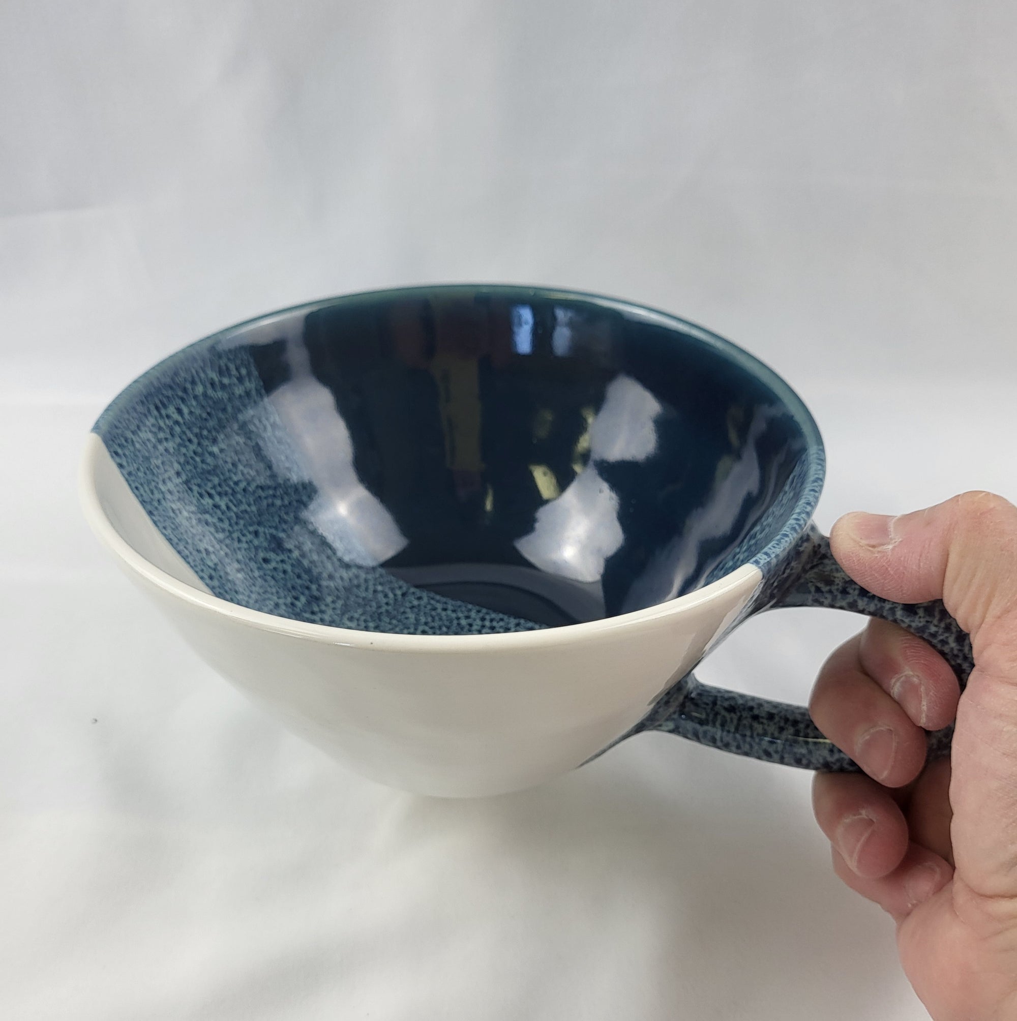 Meal Mug - Blue & White