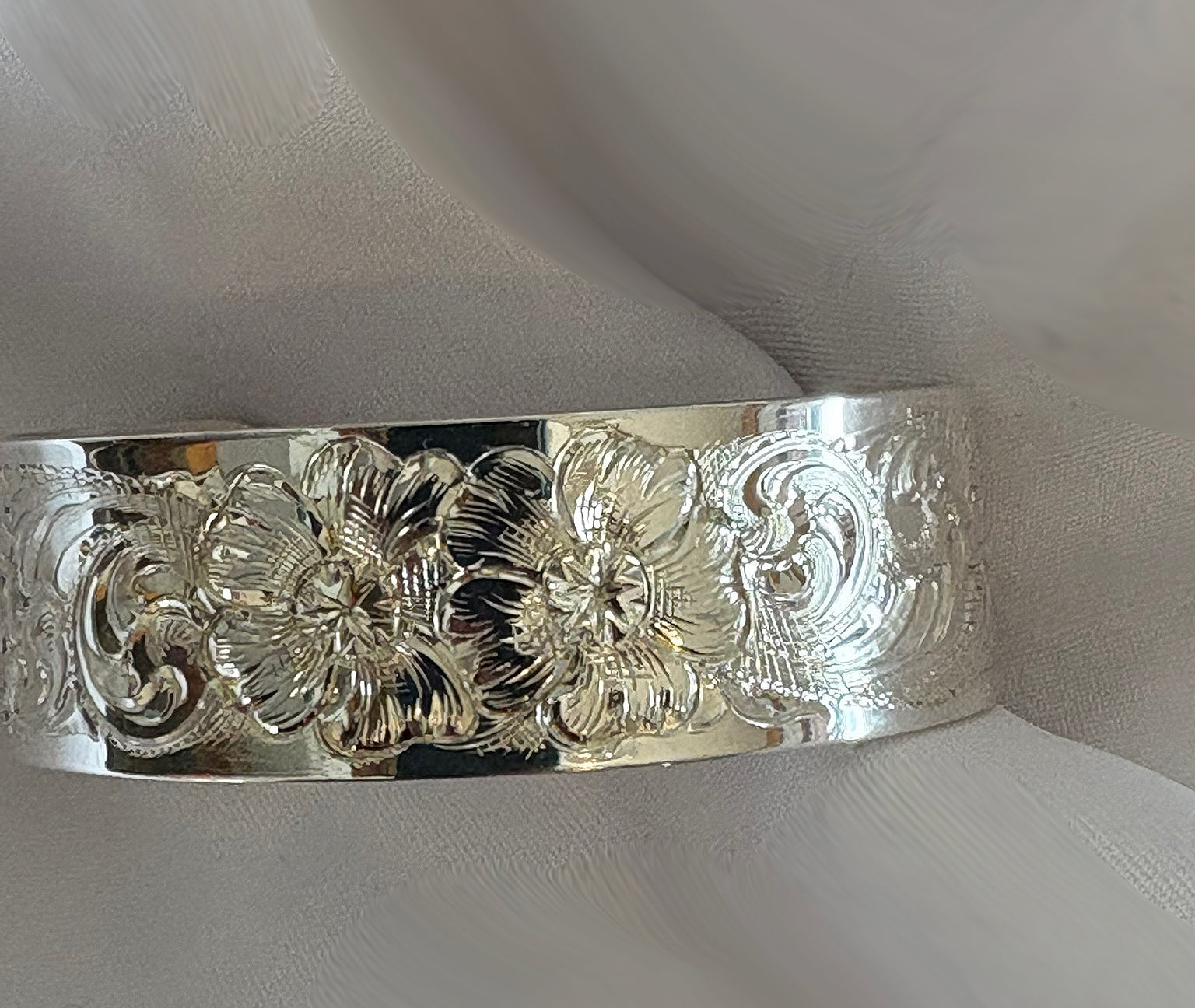 1" Sterling Silver Cuff