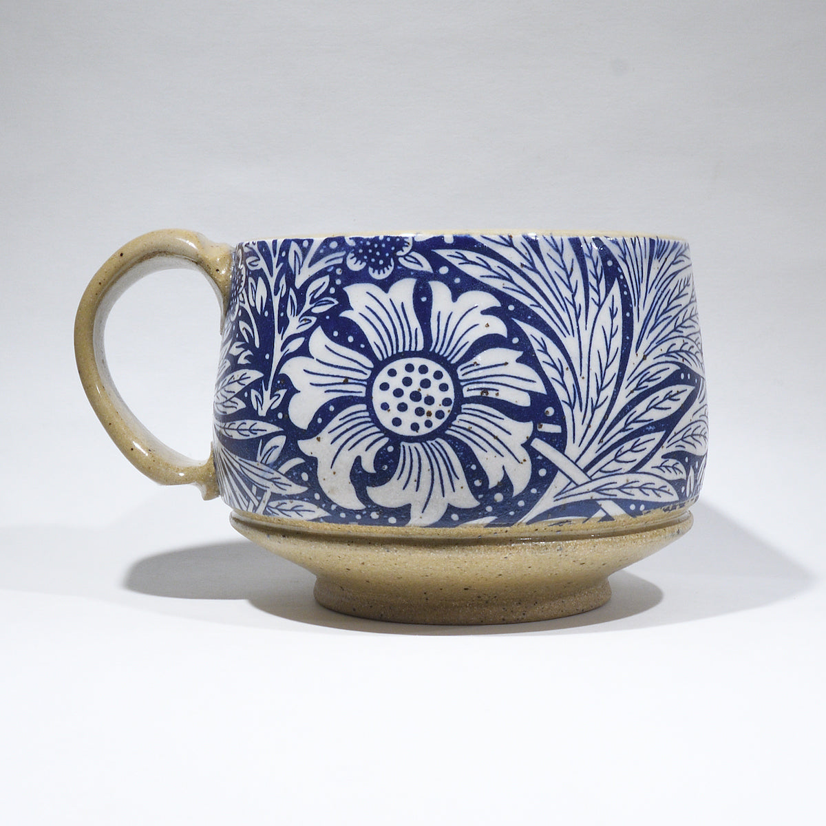 Rustic Blue Floral Mug